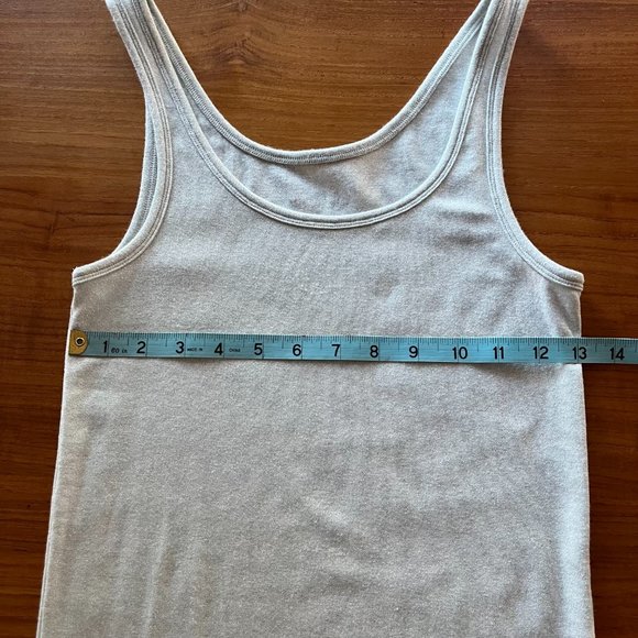 Merona Stretch Silver Tank - Size Medium - Picture 5 of 6
